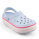 Сабо Crocs Crocband Platform Mineral Blue Білий, Фіолетовий