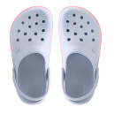 Сабо Crocs Crocband Platform Mineral Blue Білий, Фіолетовий