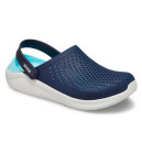 Sabo Crocs LiteRide Clog Navy Almost White White, Blue
