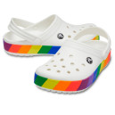 Sabo Crocs Crocband Rainbow Block Clog White White, Multicolored