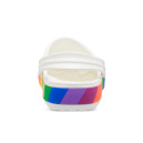 Sabo Crocs Crocband Rainbow Block Clog White White, Multicolored