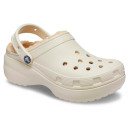 Сабо Crocs Classic Platform Lined Bone Білий