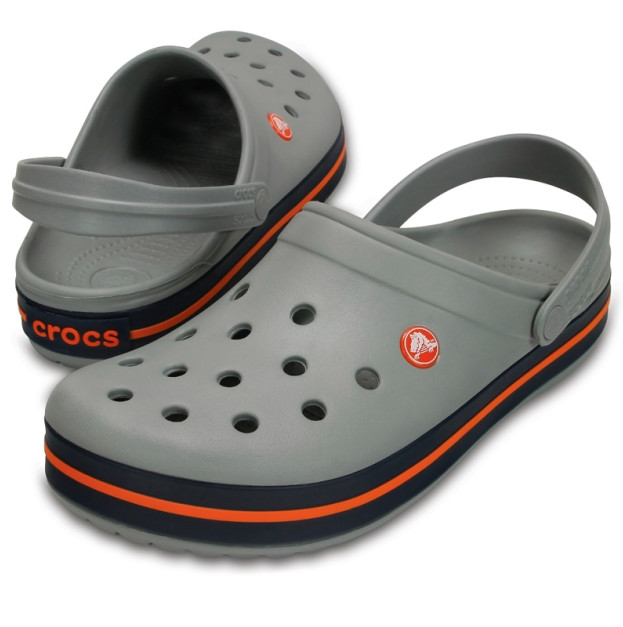 Crocs Crocband Light Grey Navy