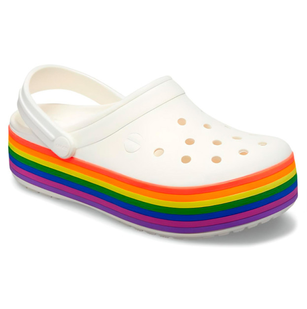 Crocs Crocband Platform Rainbow