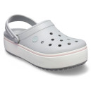 Сабо Crocs Crocband Platform Grey Білий, Сірий
