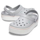 Сабо Crocs Crocband Platform Grey Білий, Сірий