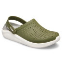 Сабо Crocs LiteRide Clog Army Green White Білий, Оливковий