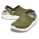 Сабо Crocs LiteRide Clog Army Green White Білий, Оливковий