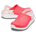Сабо Crocs Literide Kids Poppy White Червоний
