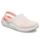 Сабо Crocs LiteRide Clog Powder White Белый/розовый