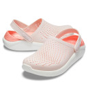 Сабо Crocs LiteRide Clog Powder White Белый/розовый