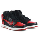 Кроссовки Jordan 1 High Off-White Bred Черный/красный