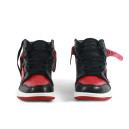 Кроссовки Jordan 1 High Off-White Bred Черный/красный
