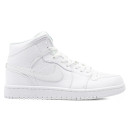Кроссовки Jordan 1 Retro Mid Triple White Белый