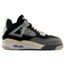 Кроссовки Jordan 4 Retro Black Beige Grey Черный/серый