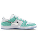 Кроссовки Nike SB Dunk Low x April Skateboards FD2562-400 Разноцветные, Бирюзовый