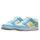 Кроссовки Nike Dunk Low Next Nature White Blue Yellow DX3382-400 Голубой