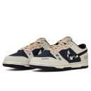 Кроссовки Nike SB Dunk Low x Stussy 40th Beige Black Разноцветные