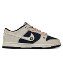 Кроссовки Nike SB Dunk Low x Stussy 40th Beige Black Разноцветные