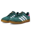 Кроссовки Adidas Gazelle Indoor Collegiate Green Pink IG5929 Зеленый
