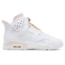 Кроссовки Jordan 6 Retro Gold Hoops DH9696-100 Белый/розовый