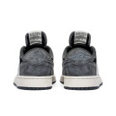 Кросівки Jordan Retro 1 Low x Fragment x Trawis Scott Чорний/сірий