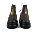 Кросівки Puma Spring Boots Brown Yellow Black Коричневий