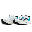 Кросівки Adidas Adizero Boston 12 White Light Aqua ID4237 Різнокольорові