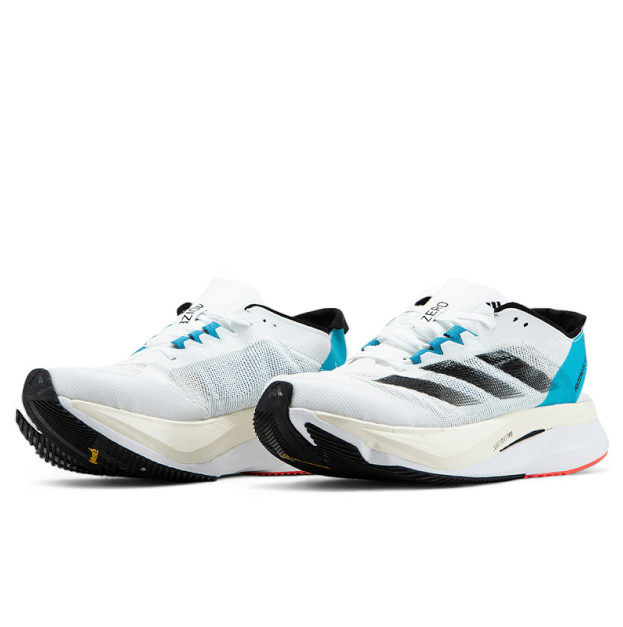 Adidas Adizero Boston 12 White Light Aqua ID4237