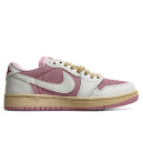 Кросівки Jordan 1 Low x Travis Scott Pink White Beige Білий/рожевий