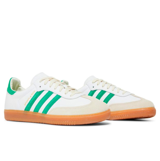 Adidas Sporty & Rich x Samba White Green HQ6075