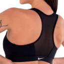Спортивная одежда Топ Nike NK DF SWSH ZIP FRONT BRA DD1205-010 Черный