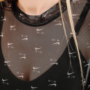 Футболки Футболка Nike NSW AIR AOP MESH SS CROP TOP DV8245-010 Чорний