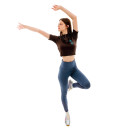 Футболки Футболка тренувальна Nike NSW TOP SS RIB SU FJ5253-220 Коричневий