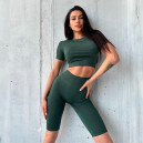 Спортивний одяг Кроп Топ Зелений Зелений