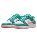 Кроссовки Nike Dunk Low Teal Snakeskin DR8577-300 Бирюзовый