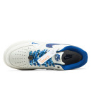 Кроссовки Nike Air Force 1 Low x BAPE White Blue Белый/синий
