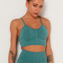 Спортивний одяг Топ Спортивний Зелений Зелений