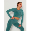 Спортивний одяг Легінси Зелені з Push-Up Ефектом Зелений