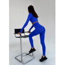Спортивний одяг Комплект Легінси з Push-Up Ефектом + Рашгард Синій Cиній
