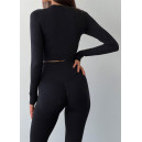 Кофти Рашгард Чорний Чорний