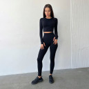 Спортивний одяг Легінси Чорні з Push-Up Ефектом Чорний