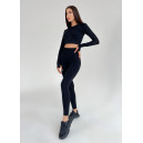 Спортивний одяг Легінси Чорні з Push-Up Ефектом Чорний