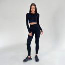 Спортивний одяг Легінси Чорні з Push-Up Ефектом Чорний