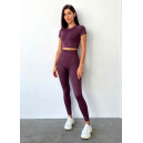 Sportswear Кроп Топ Спортивний Марсала Burgundy