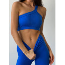 Спортивная одежда Топ Спортивний Синій в Рубчик Синий