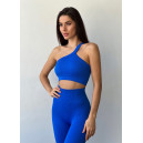 Спортивная одежда Топ Спортивний Синій в Рубчик Синий