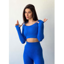 Кофти Рашгард Синій в Рубчик Cиній