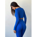 Кофти Рашгард Синій в Рубчик Cиній