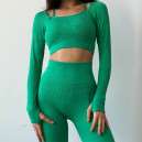 Кофты Рашгард Зелений в Рубчик Зеленый